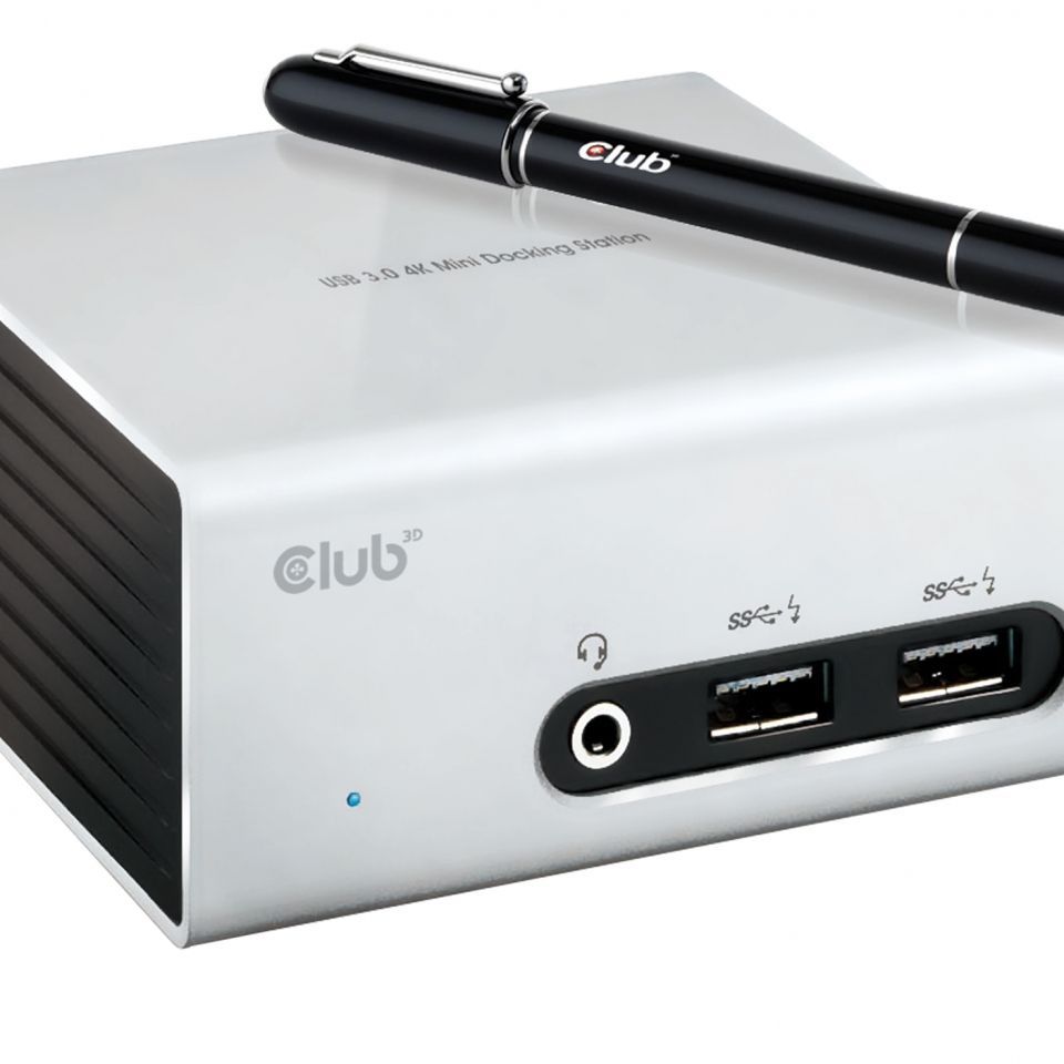 Club3D SenseVision USB 3.0 4K UHD Mini Docking Station