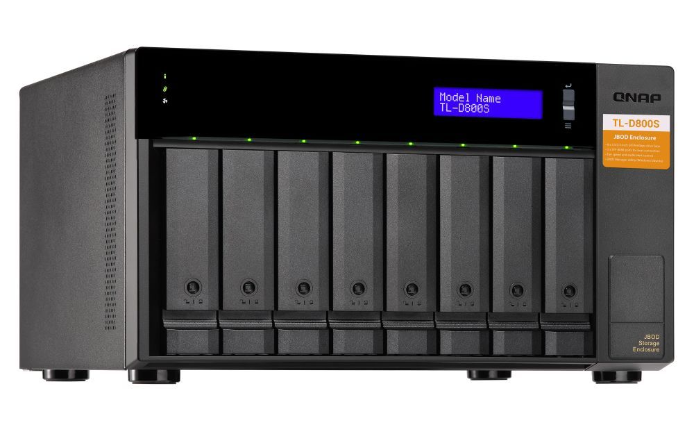 QNAP NAS TL-D800S (8xHDD) Bővítőegység