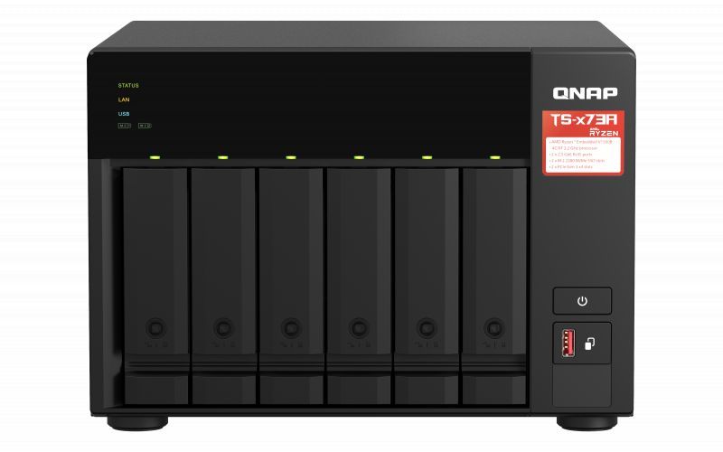 QNAP NAS TS-673-8G (8GB) (6xHDD + 2xM.2 SSD)