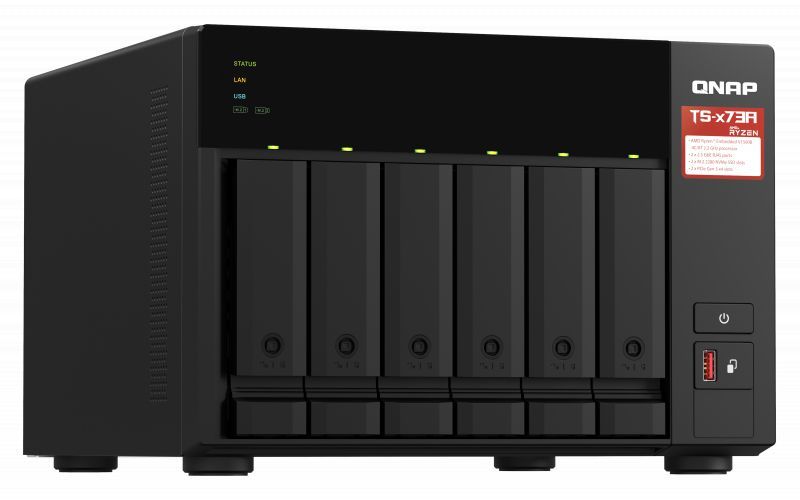 QNAP NAS TS-673-8G (8GB) (6xHDD + 2xM.2 SSD)