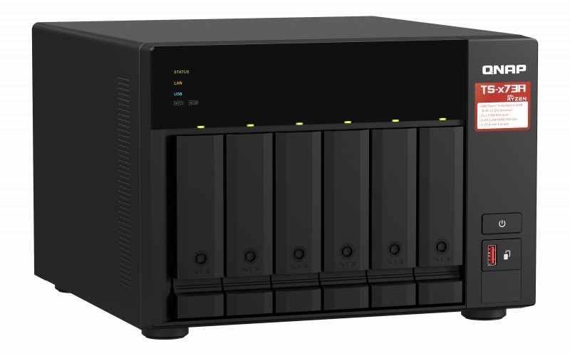 QNAP NAS TS-673-8G (8GB) (6xHDD + 2xM.2 SSD)