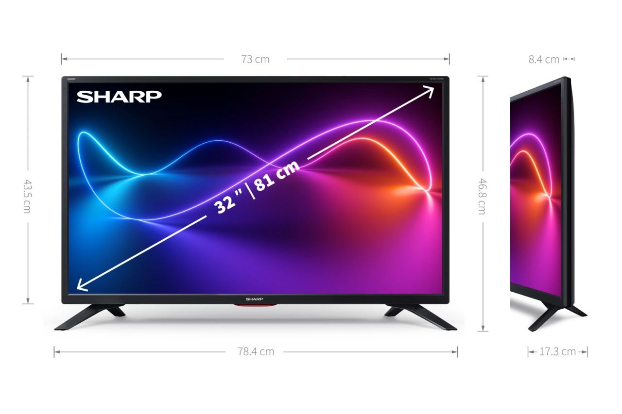 Sharp 32" 32GD2225E LED Smart