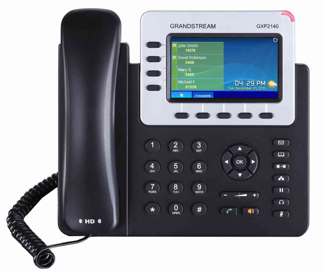 Grandstream GXP2140 vonalas VoIP telefon