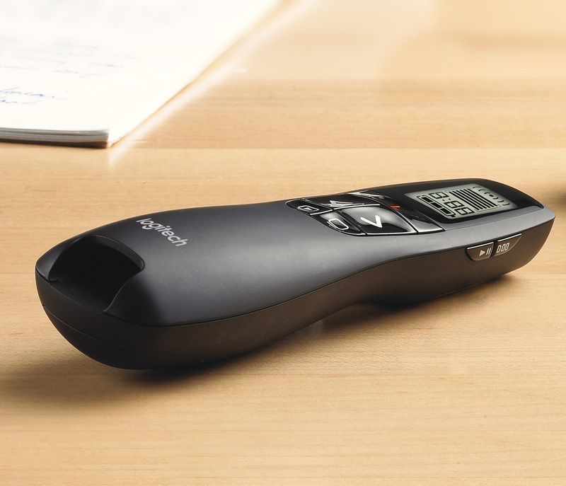 Logitech R700 Laser Presentation Remote Wireless Presenter Red Laser Black