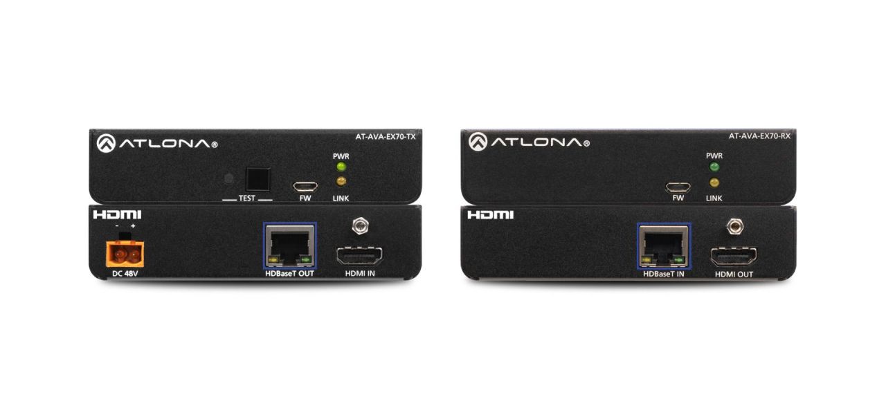 ATLONA AT-AVA-EX70-KIT Avance 4K/UHD Extender Kit with Remote Power