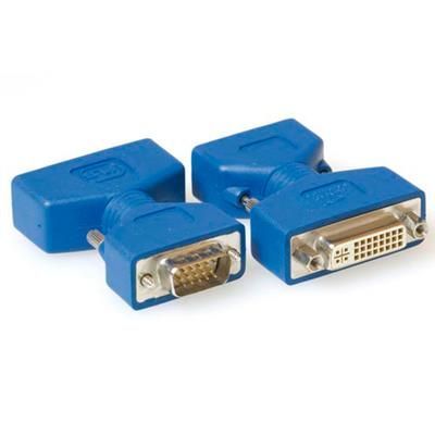 ACT Gender DVI-A female to VGA male Blue ACT Gender DVI-A female to VGA male Blue