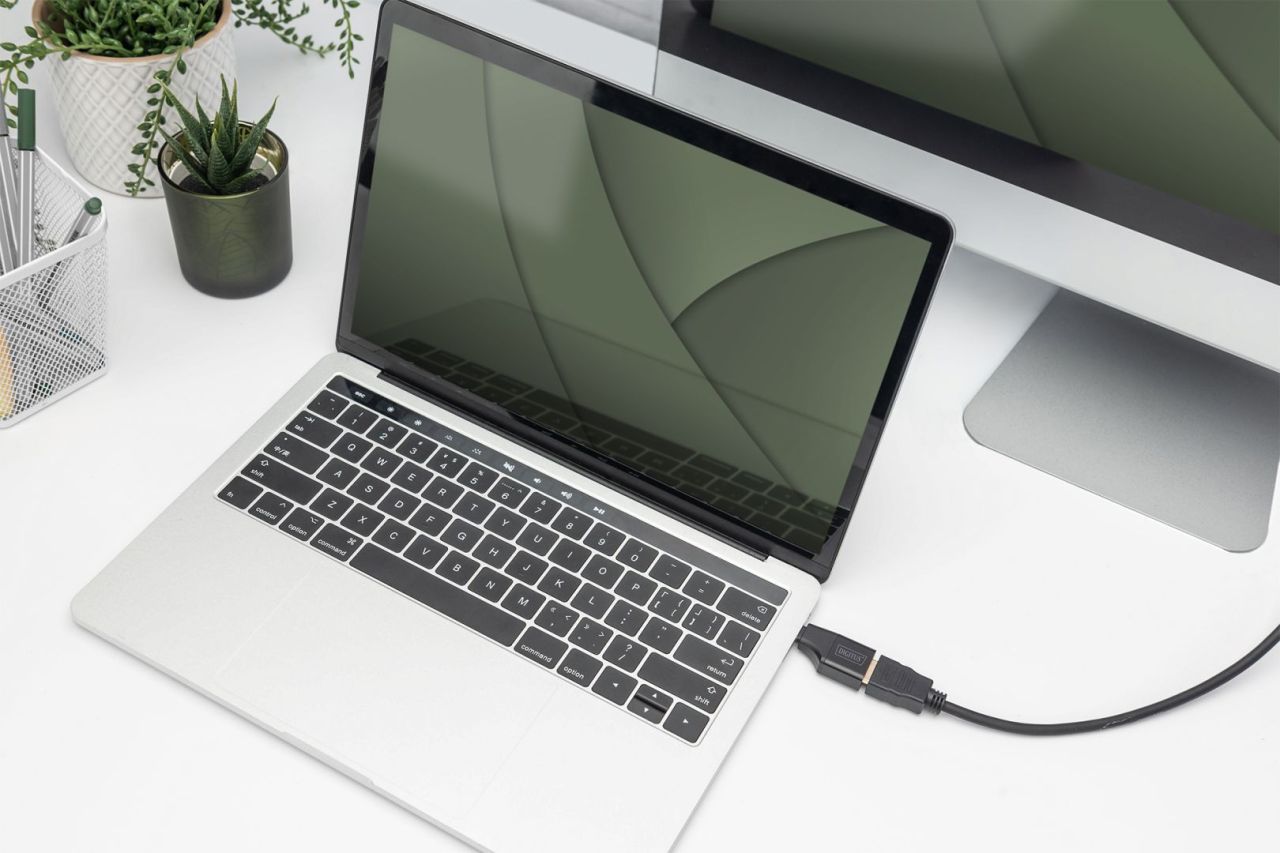 Digitus USB-C to HDMI adapter Black