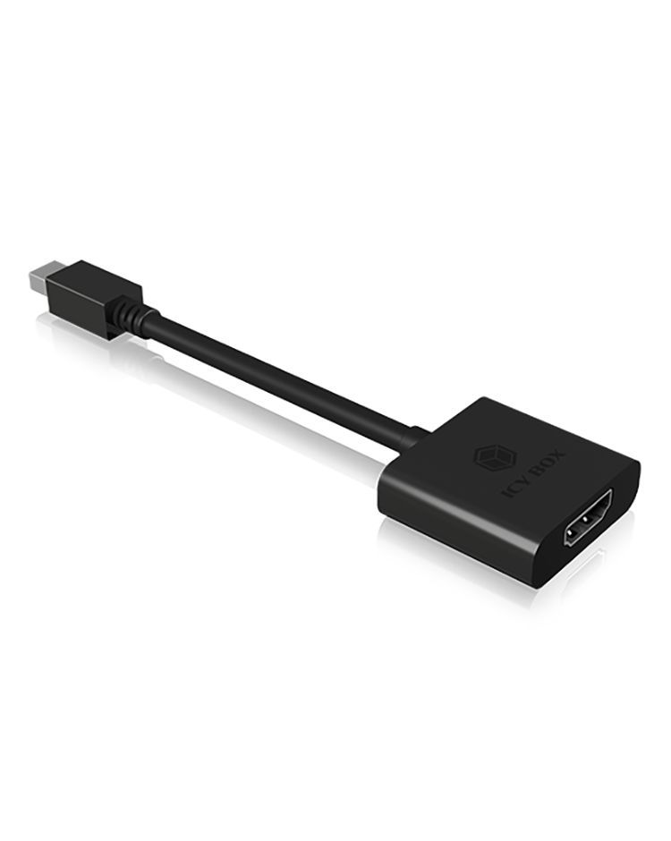 Raidsonic IcyBox IB-AC538a MiniDisplayPort - HDMI adapter Black