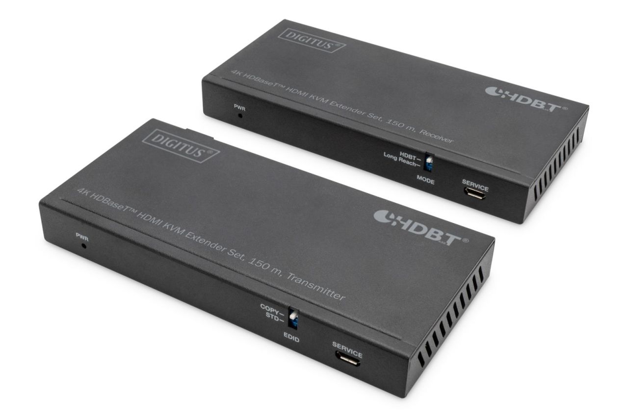 Digitus HDBaseT KVM Extender Set 15m Digitus HDBaseT KVM Extender Set 15m