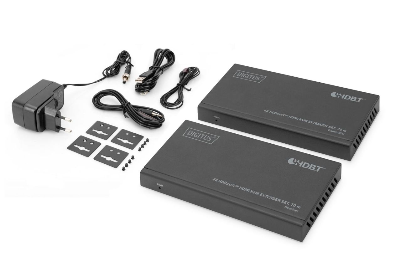 Digitus HDBaseT HDMI KVM Extender 70m Digitus HDBaseT HDMI KVM Extender 70m