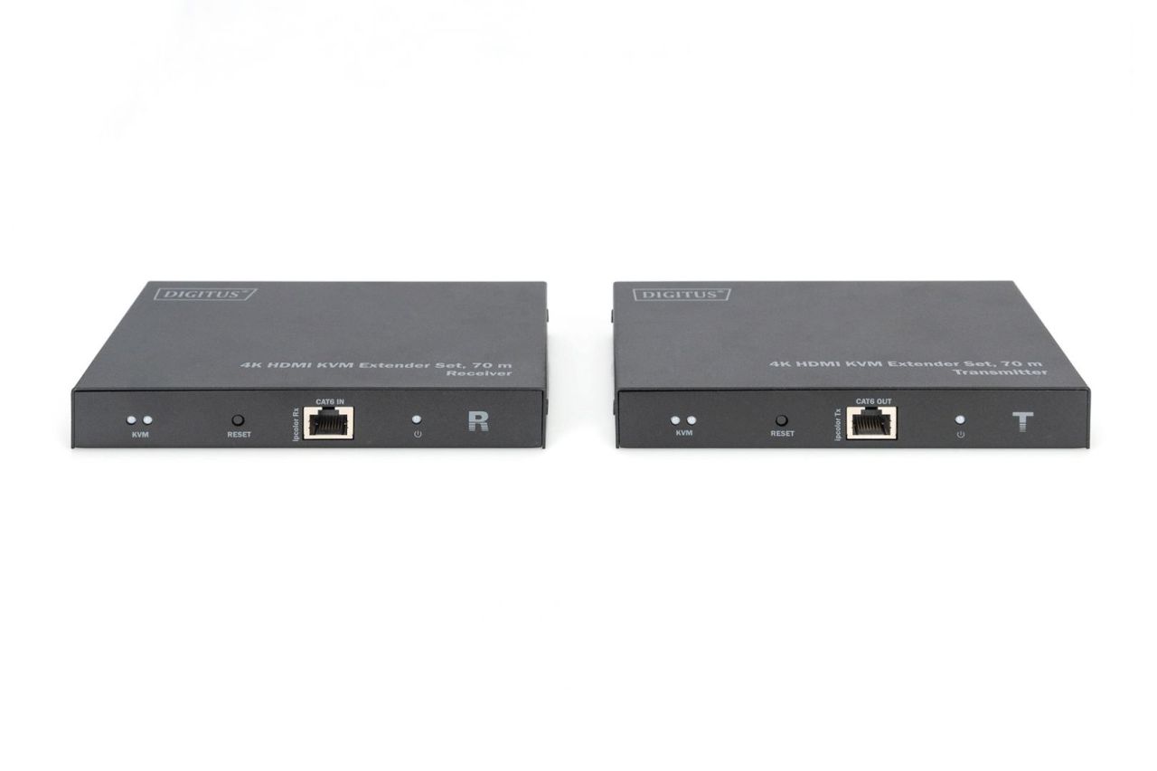 Digitus DS-55513 4K HDMI KVM Extender Set 70m Black Digitus DS-55513 4K HDMI KVM Extender Set 70m Black