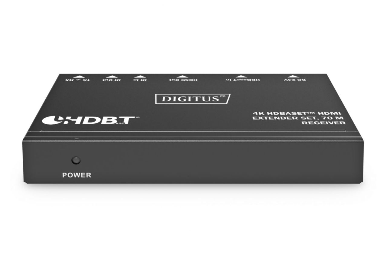 Digitus DS-55520 4K HDBaseT HDMI Extender Set 70m Black Digitus DS-55520 4K HDBaseT HDMI Extender Set 70m Black