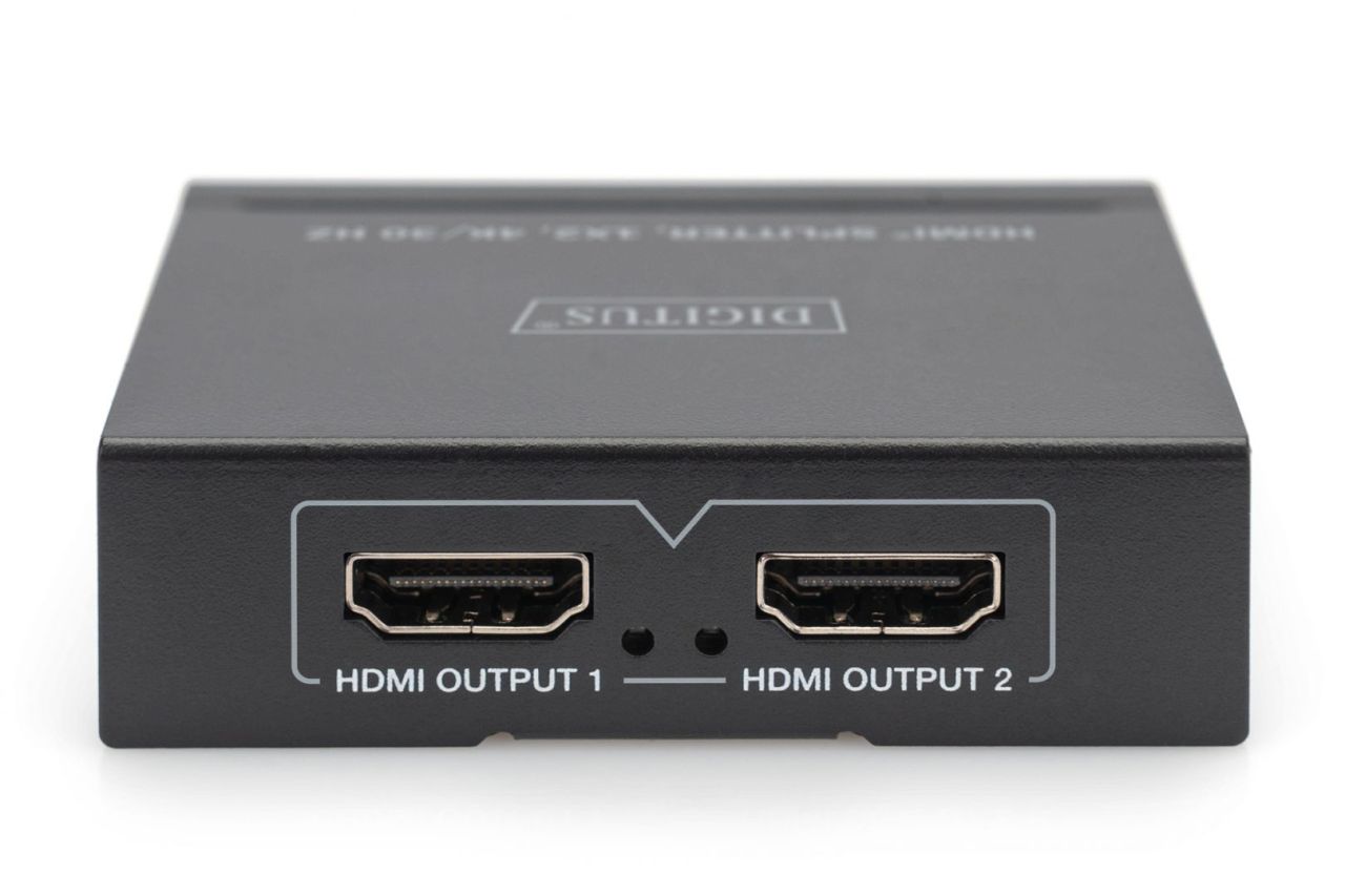 Digitus DS-45340 HDMI Splitter 1x2, 4K/30Hz Black Digitus DS-45340 HDMI Splitter 1x2, 4K/30Hz Black