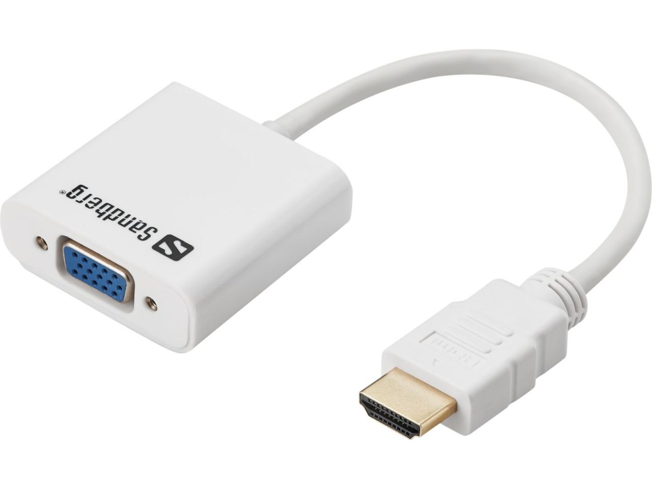 Sandberg HDMI to VGA Converter White