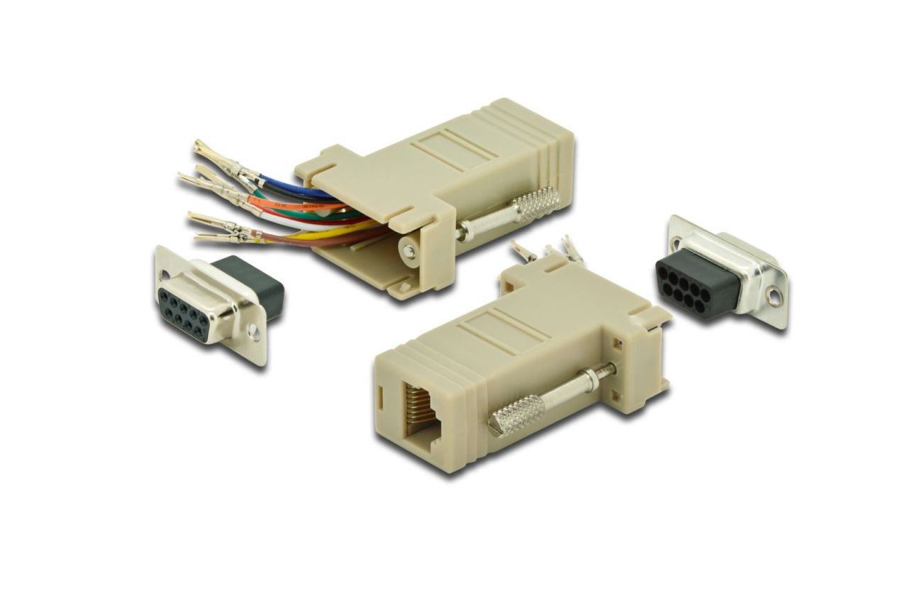 Assmann Adaptor, DB9, RJ45, Modular