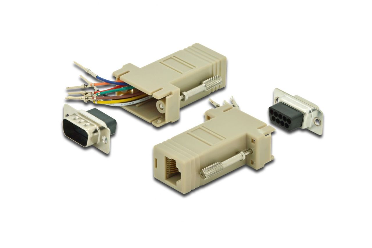 Assmann Adaptor, DB9, RJ45, Modular