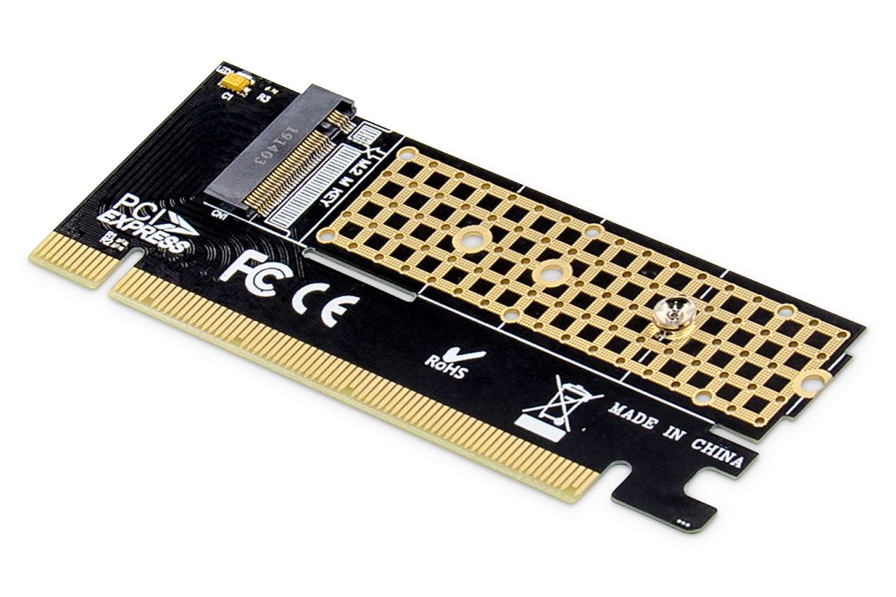 Digitus M.2 NVMe SSD PCI Express 3.0 (x16) Add-On Card