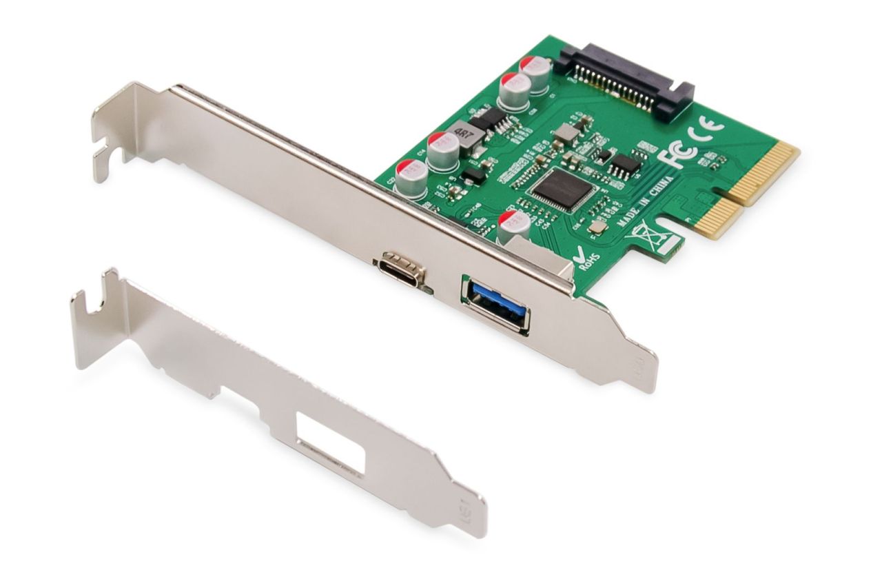 Digitus PCIe Card USB Type-C + USB Type-A up to 10GB/s