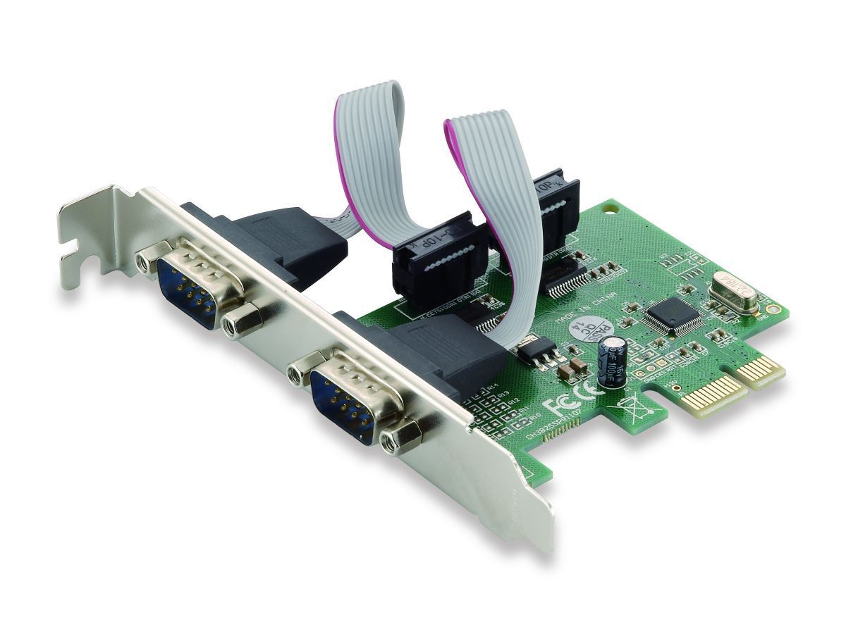 Conceptronic SRC01G 2-Port Serial PCIe Card