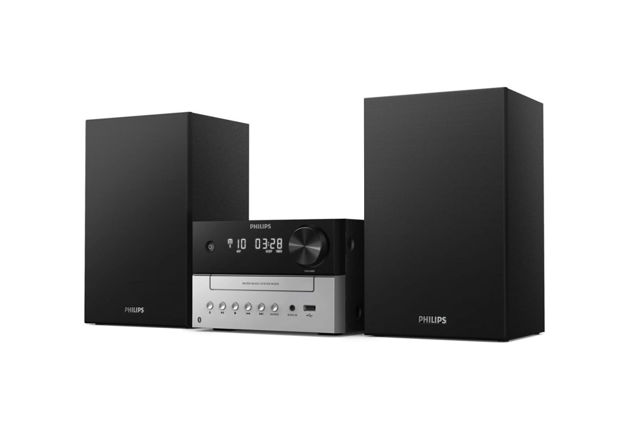 Philips TAM3205 Micro System Black/Silver