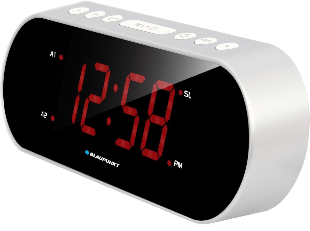 Blaupunkt CR6SL Clock radio with dual alarm Black/White