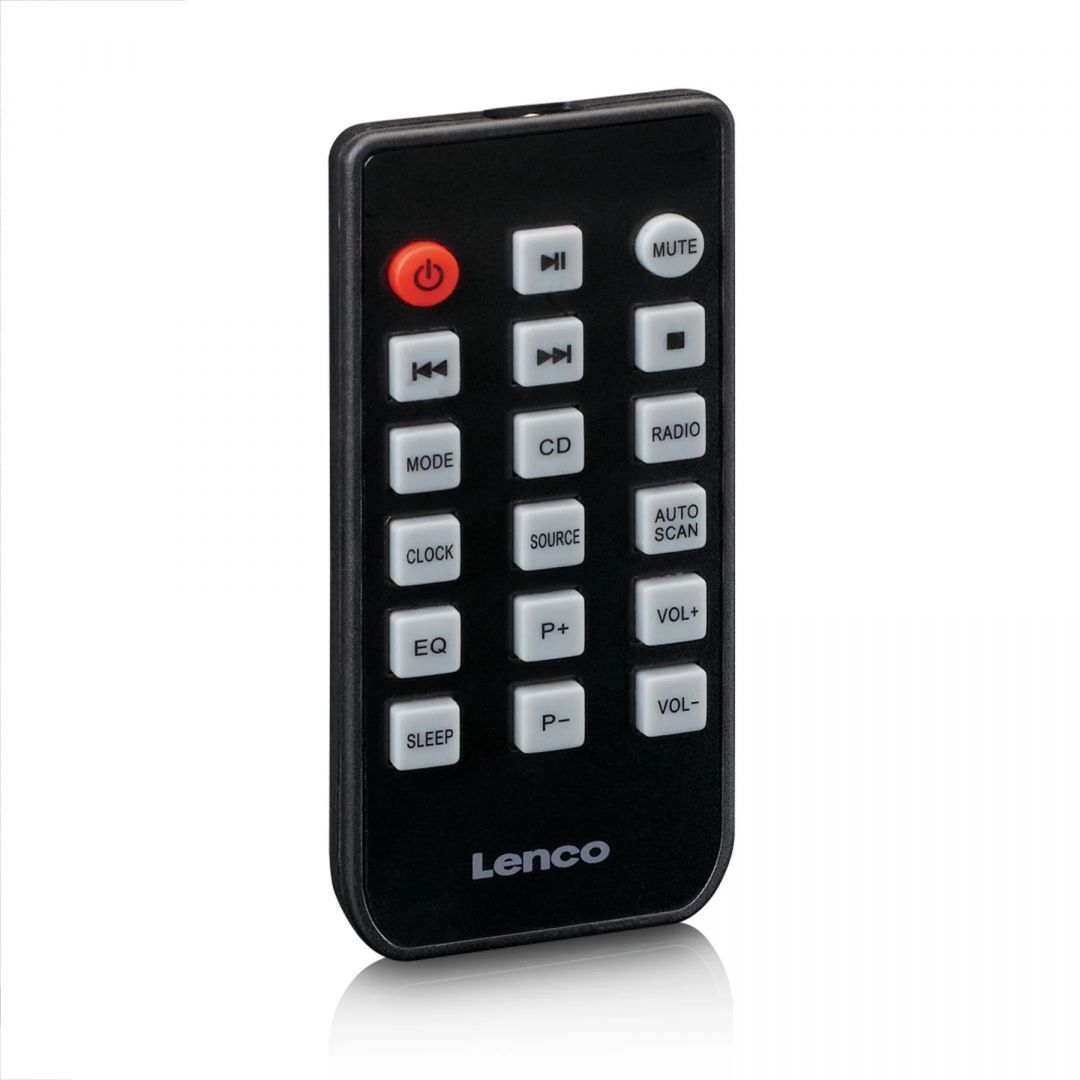 Lenco MC-030 Micro set with CD/MP3 player Black