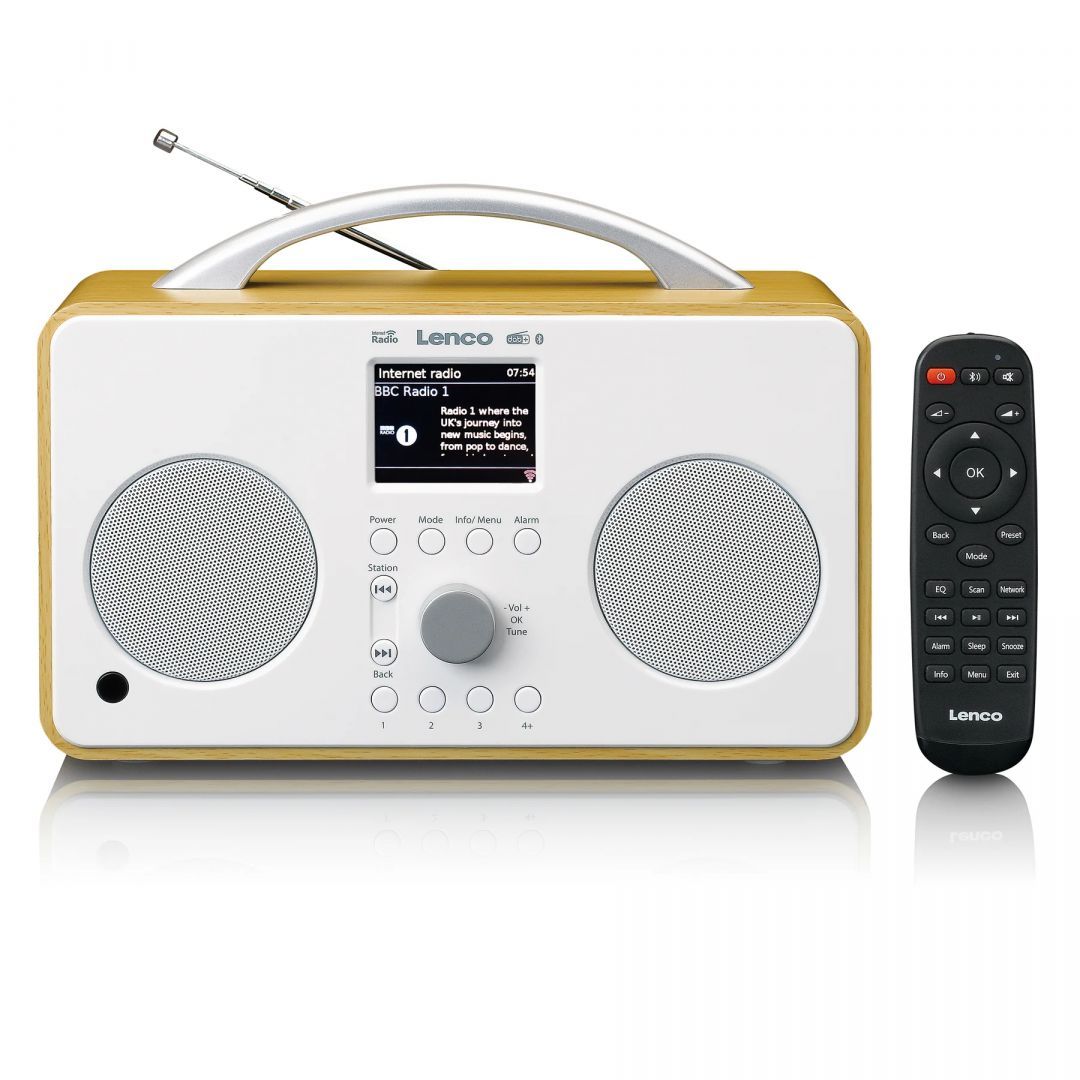 Lenco PIR-645WH Internet, DAB, FM RADIO, Bluetooth White