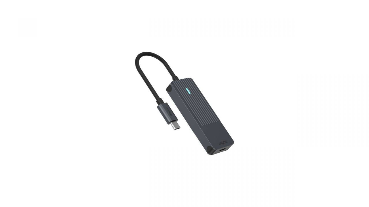 Rapoo 4-portos USB3.2 HUB Grey