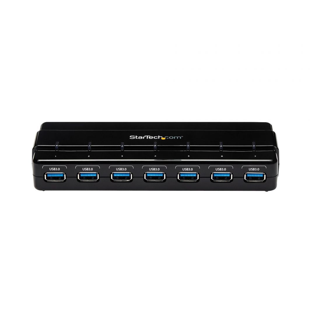 Startech 7-portos USB3.0 HUB Black