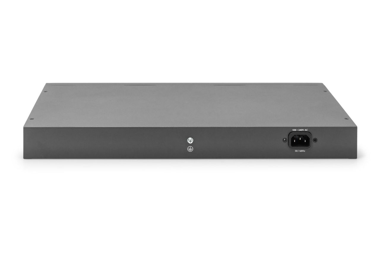 Digitus DN-95348-2 24 Port Gigabit Ethernet PoE Switch Black Digitus DN-95348-2 24 Port Gigabit Ethernet PoE Switch Black