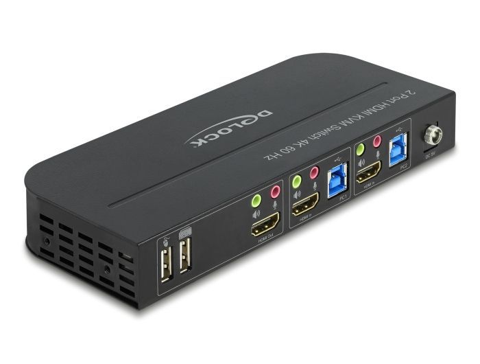 DeLock HDMI KVM Switch 4K 60 Hz with USB 3.0 and Audio DeLock HDMI KVM Switch 4K 60 Hz with USB 3.0 and Audio