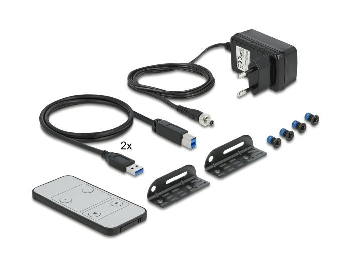 DeLock HDMI KVM Switch 4K 60 Hz with USB 3.0 and Audio DeLock HDMI KVM Switch 4K 60 Hz with USB 3.0 and Audio