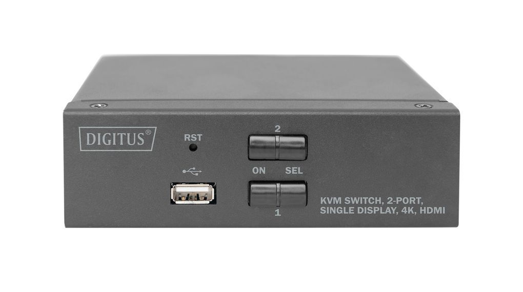 Digitus KVM Switch 2 Port HDMI Single Display 4K Digitus KVM Switch 2 Port HDMI Single Display 4K