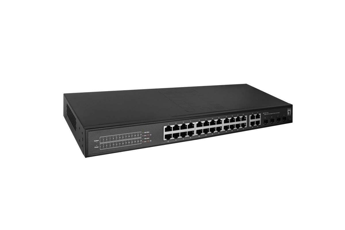 LevelOne GES-2128 Hilbert 28-Port Gigabit Smart Lite Switch