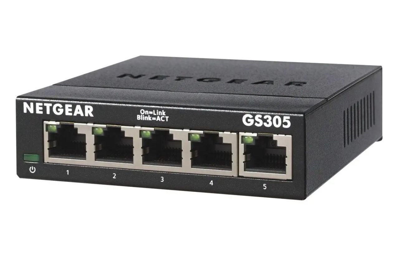 Netgear GS305 5 Port Gigabit Ethernet Unmanaged Switch