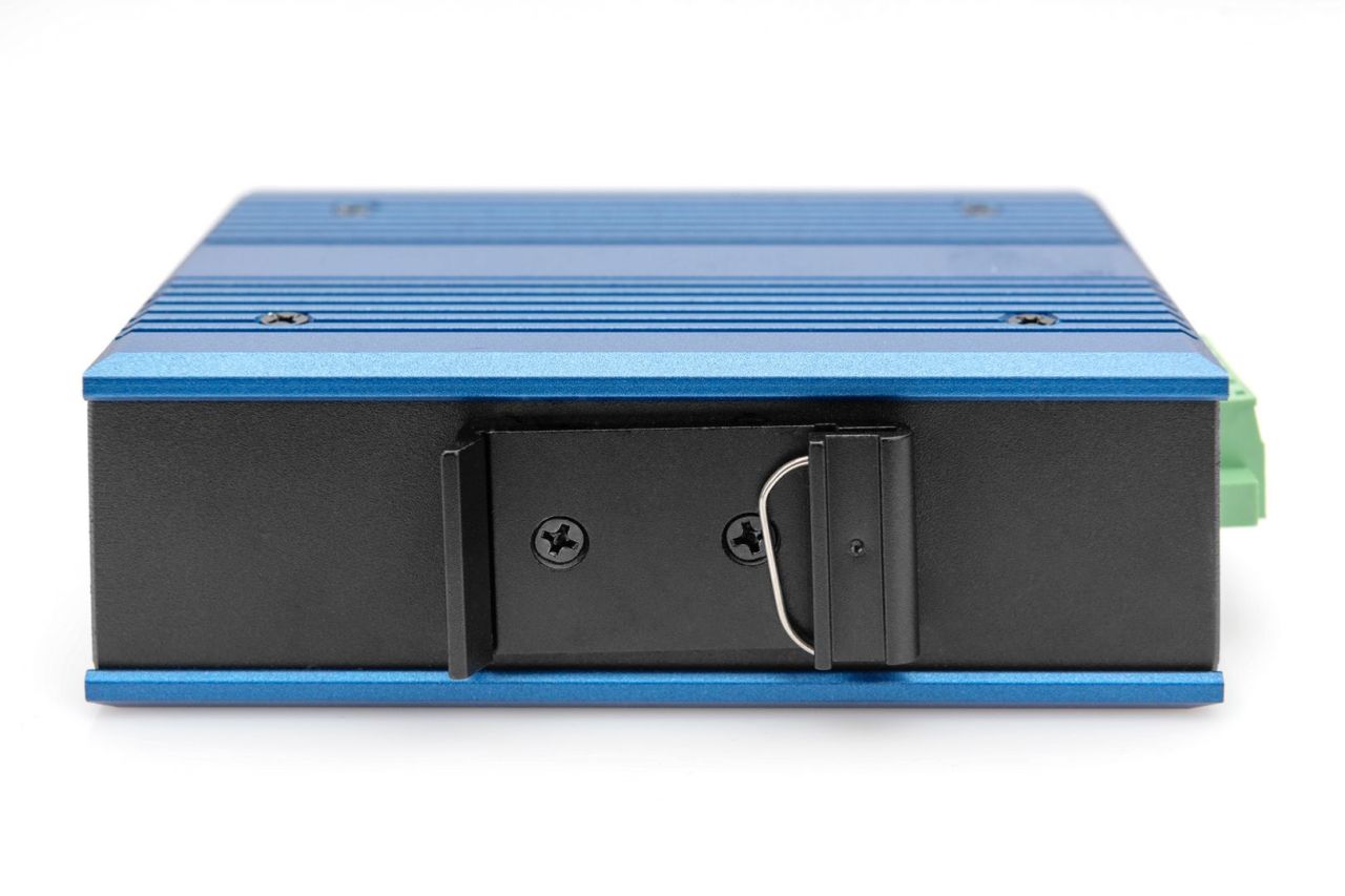 Digitus DN-651130 4-Port 10/100Base-TX to 100Base-FX Industrial Ethernet Switch Blue Digitus DN-651130 4-Port 10/100Base-TX to 100Base-FX Industrial Ethernet Switch Blue