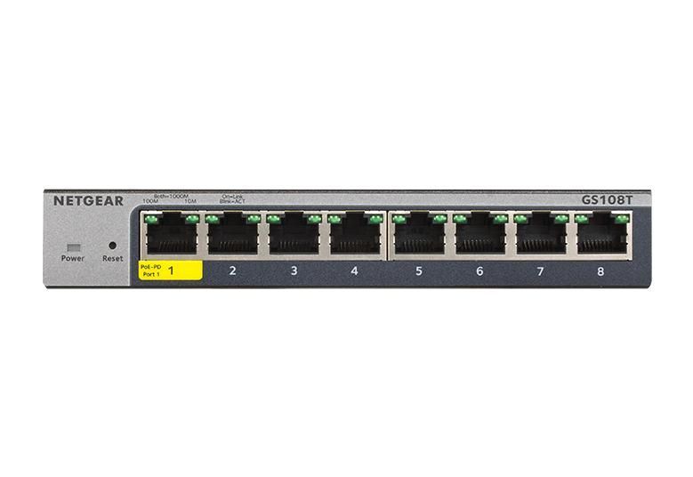 Netgear GS108T-300PES 8-Port Smart Managed Pro Switch