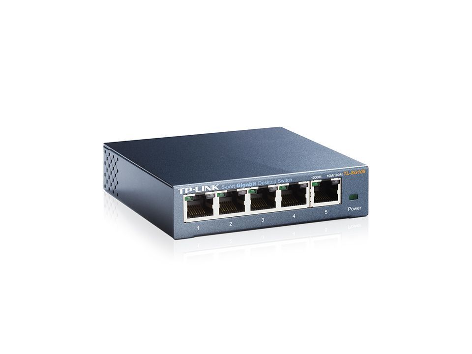 TP-Link TL-SG105S 5 ports 10/100/1000Mbps Desk switch