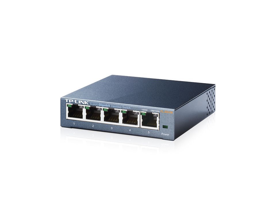 TP-Link TL-SG105S 5 ports 10/100/1000Mbps Desk switch