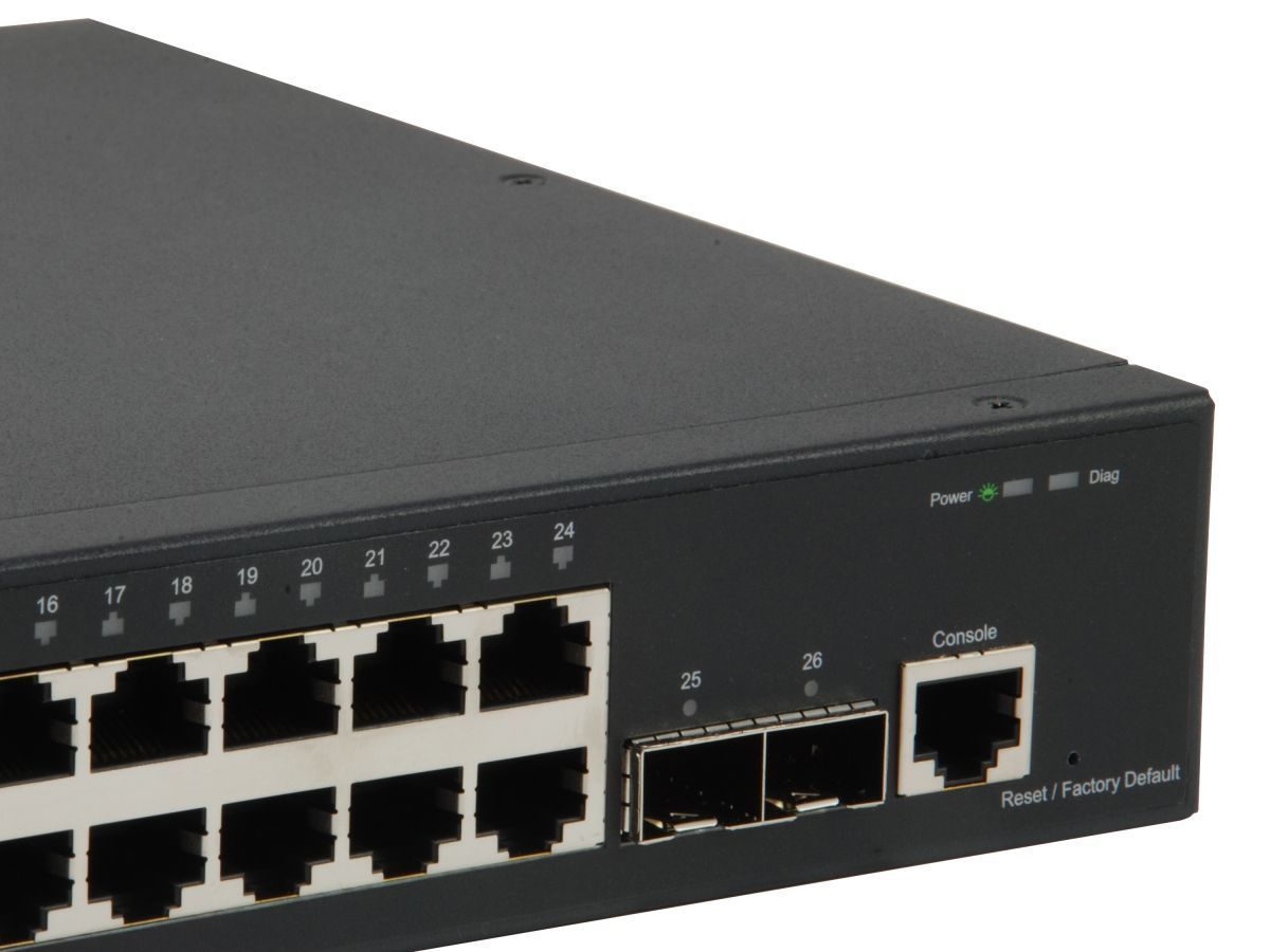 LevelOne GTL-2661 KILBY 26-Port L2 Managed Gigabit Switch