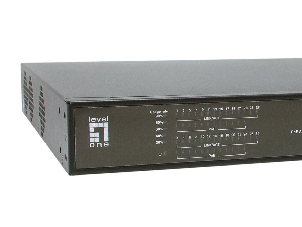 LevelOne FGP-2831 28-Port Fast Ethernet PoE Switch