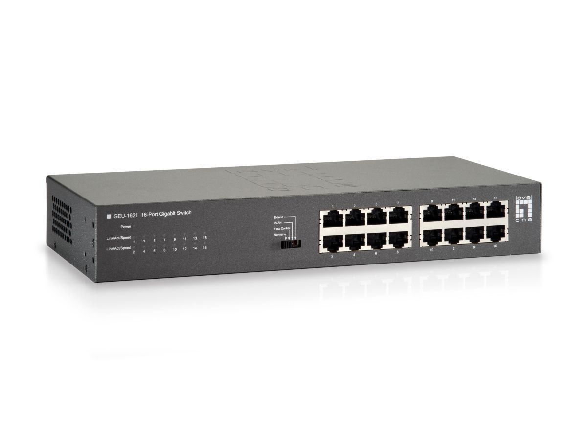 LevelOne GEU-1621 16-Port Gigabit Switch