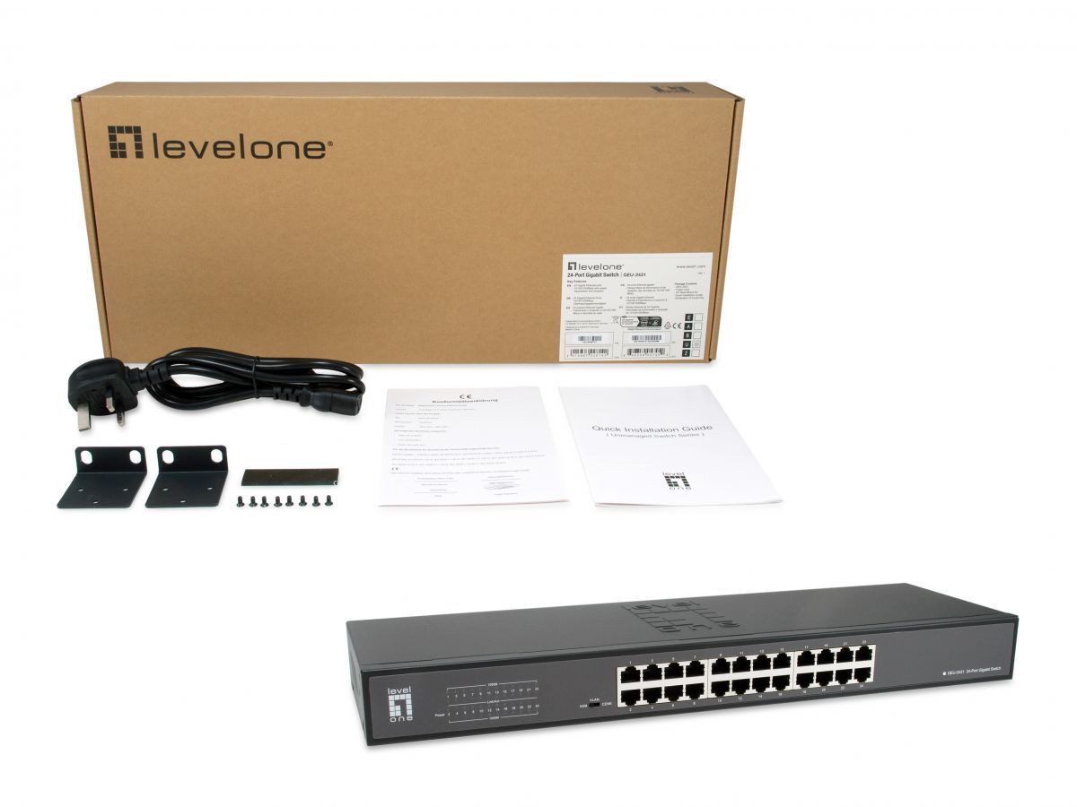 LevelOne GEU-2431 24-Port Gigabit Switch