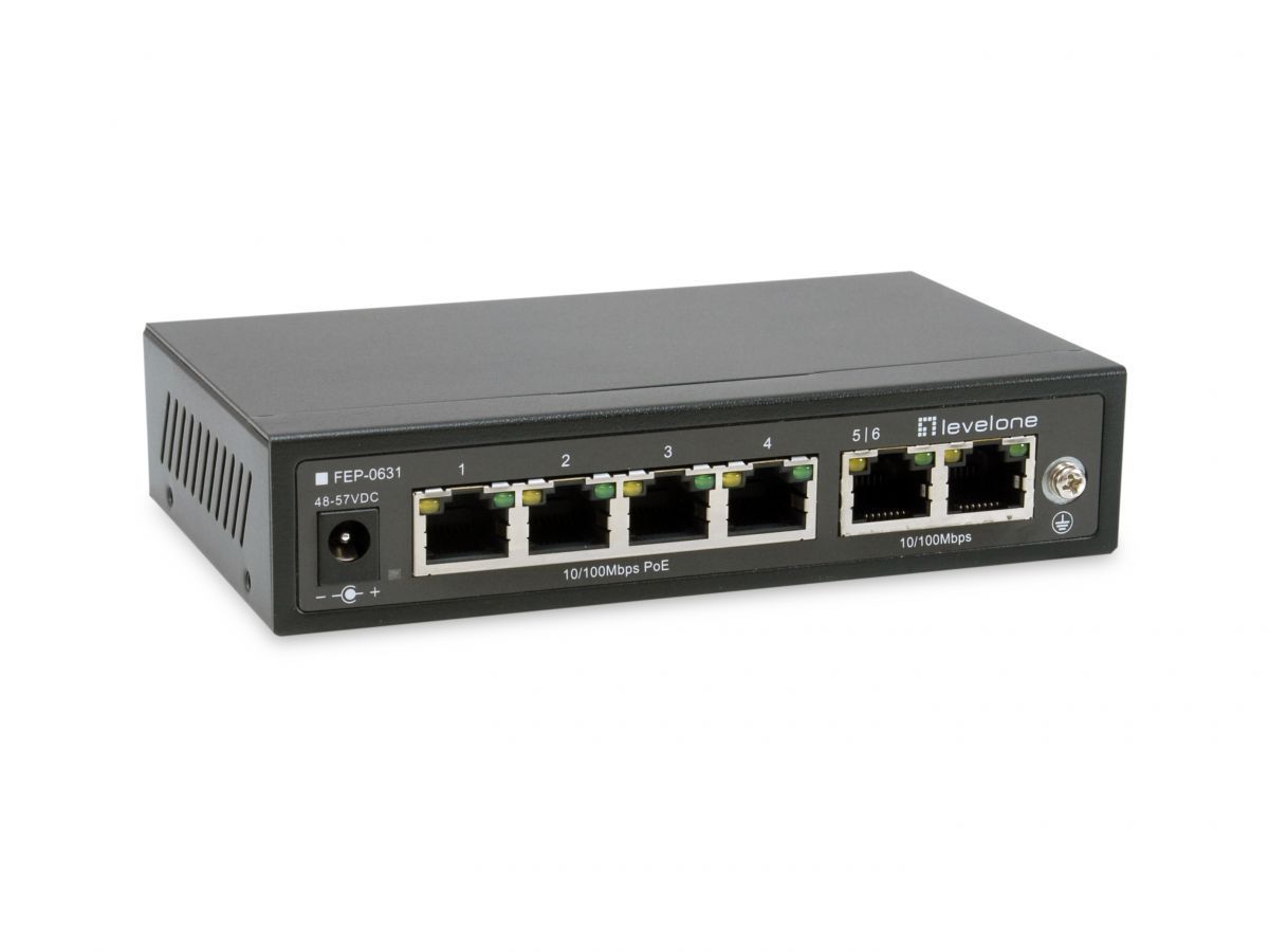 LevelOne FEP-0631 6-Port Fast Ethernet Switch