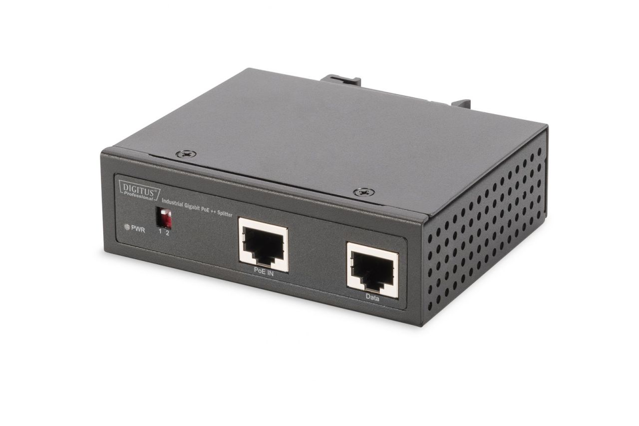 Digitus Industrial Gigabit PoE++ Splitter, 802.3bt Digitus Industrial Gigabit PoE++ Splitter, 802.3bt