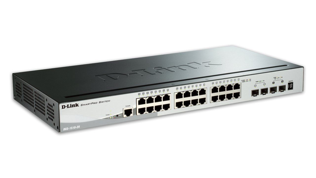 D-Link DGS-1510-28P 28 Port Gigabit SmartPro Poe Switch