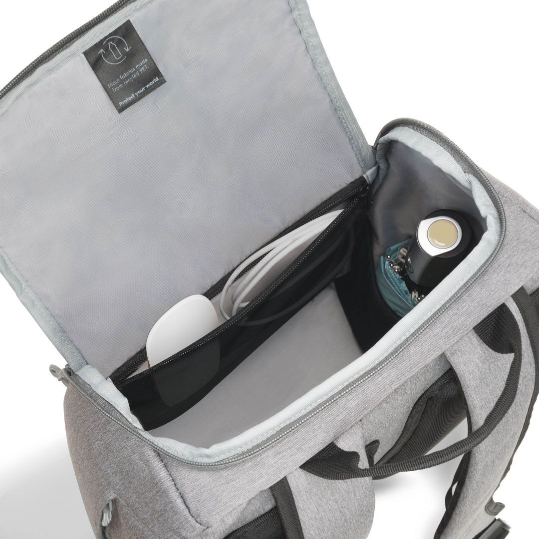 Dicota Laptop Backpack Eco Motion 15,6" Light Grey