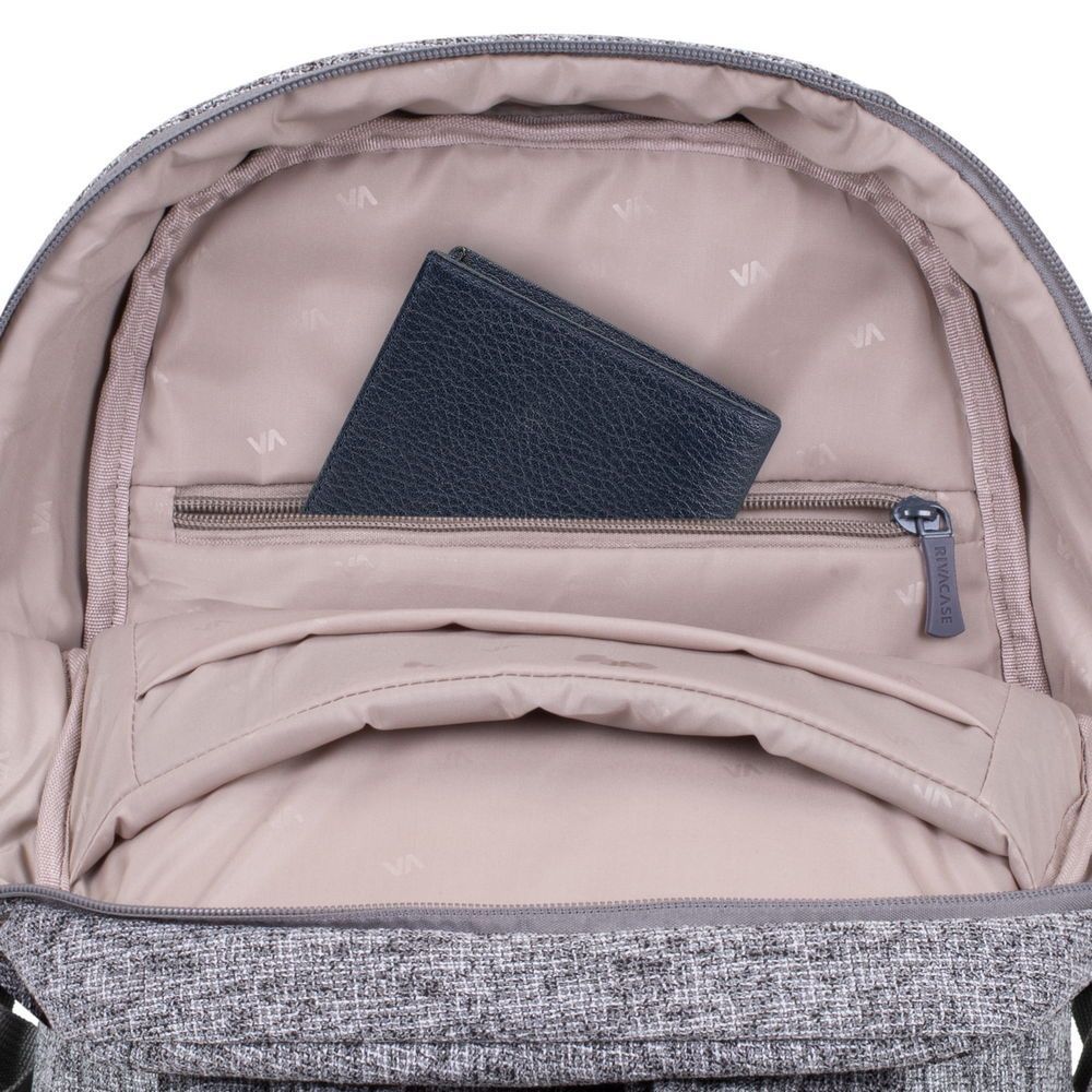 RivaCase 7923 Laptop Backpack 13,3" Light Grey