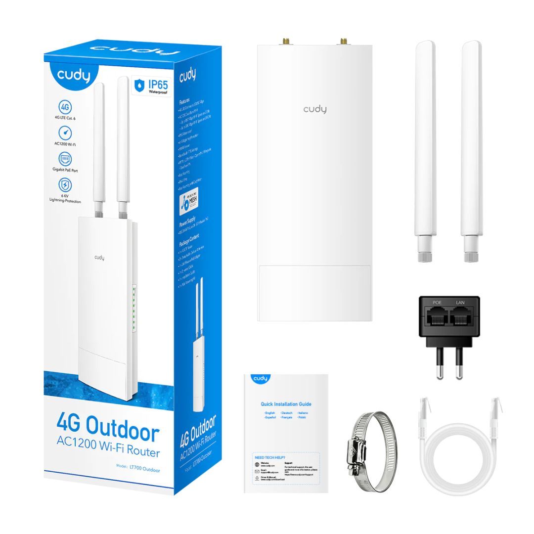 Cudy LT700 Outdoor 4G LTE AC1200 Wi-Fi Router