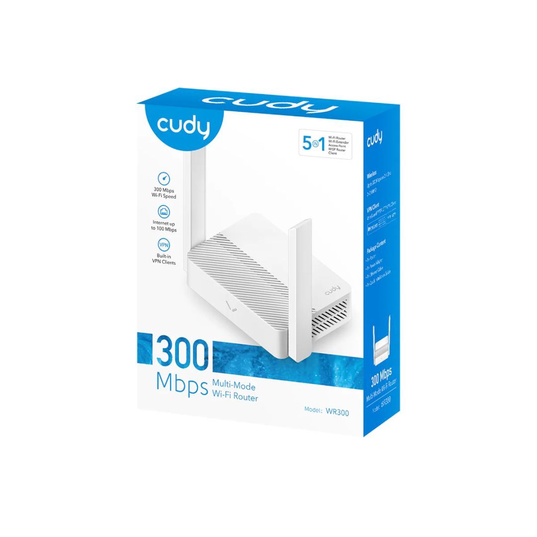 Cudy WR300 N300 Multi-Mode Wi-Fi Router